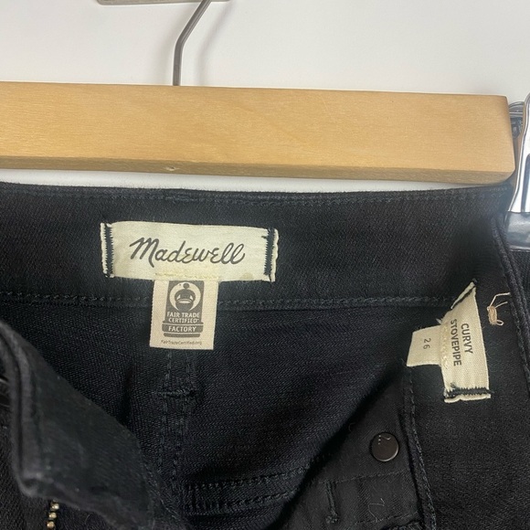 Madewell Women's Black Straight Leg Jeans - Picture 11 of 16